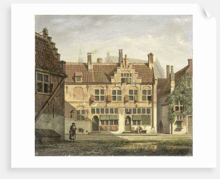 A Street in Amersfoort, The Netherlands by Johannes Jelgerhuis