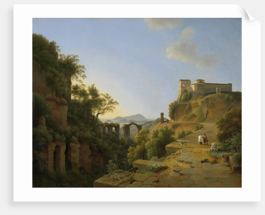 The Gulf of Naples with the Island of Ischia in the Distance, Italy by Josephus Augustus Knip