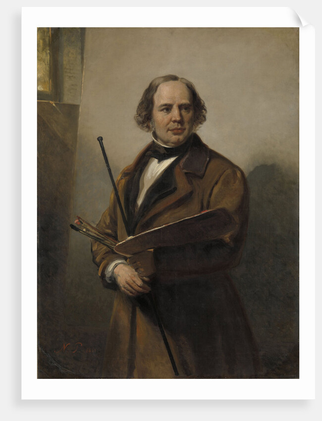 Jan Willem Pieneman, Painter, Father of Nicolaas Pieneman by Nicolaas Pieneman