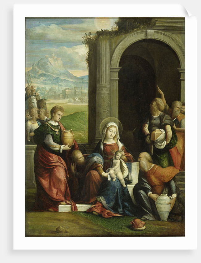 Adoration of the Magi by Benvenuto Tisi da Garofalo