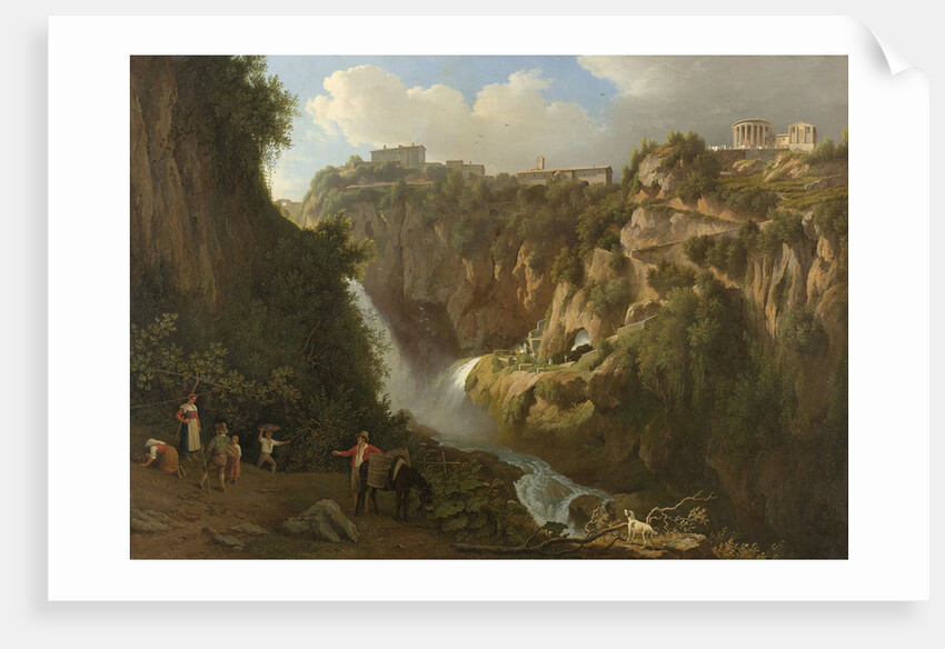 The Waterfall at Tivoli by Abraham Teerlink