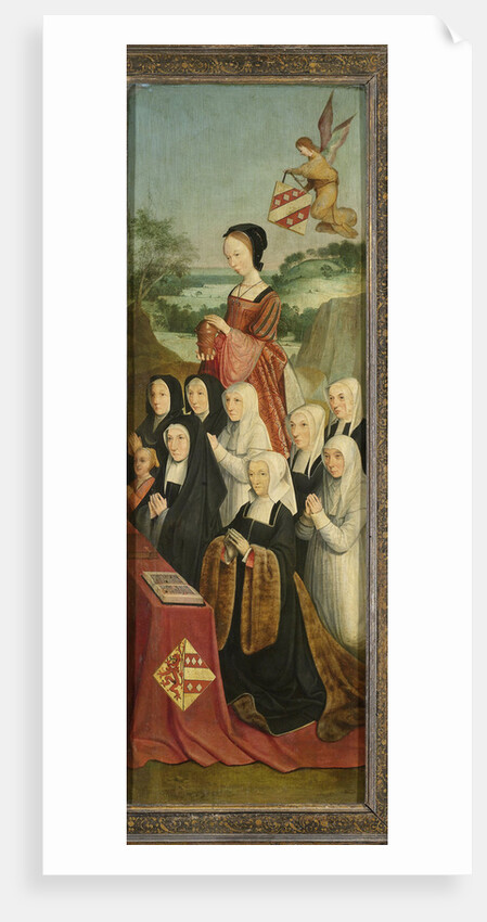 Memorial Panel with Nine Female Portraits by Master of Alkmaar