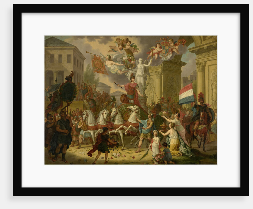 Allegory of the Triumphal Procession of the Prince of Orange, later King William II, as the Hero of Waterloo, 1815 by Cornelis van Cuylenburgh II