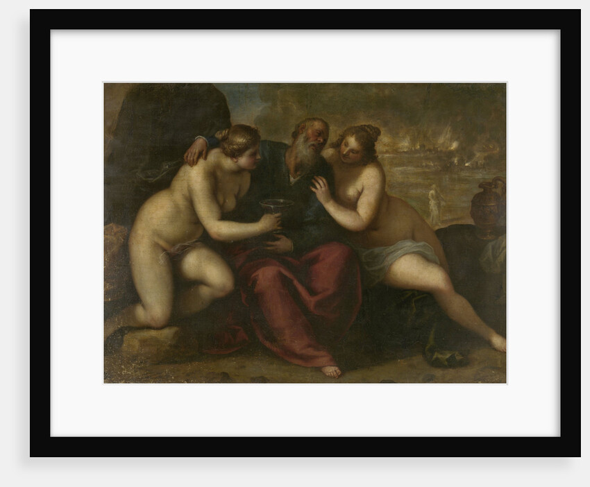 Lot and his Daughters by Jacopo Palma