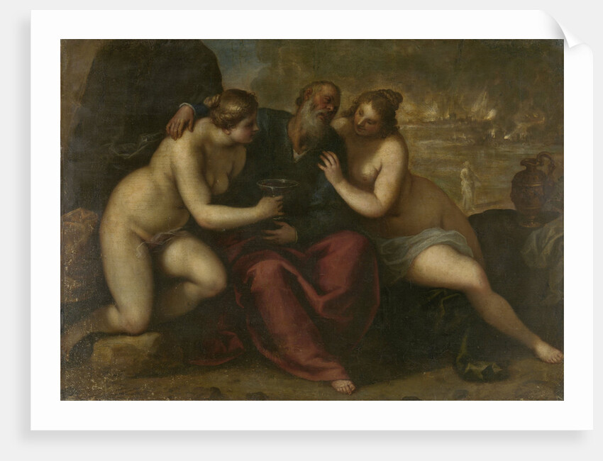 Lot and his Daughters by Jacopo Palma