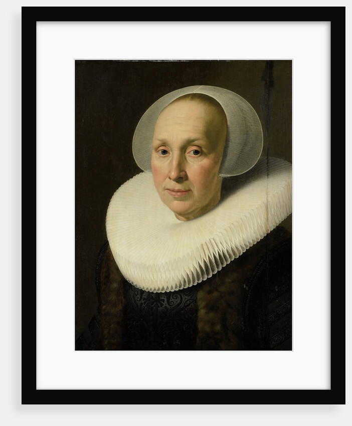 Portrait of Margriet Benningh, second Wife of Pieter Dircksz Hasselaer by Nicolaes Eliasz. Pickenoy