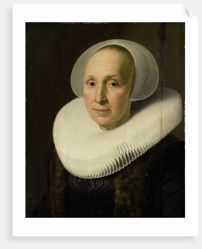 Portrait of Margriet Benningh, second Wife of Pieter Dircksz Hasselaer by Nicolaes Eliasz. Pickenoy
