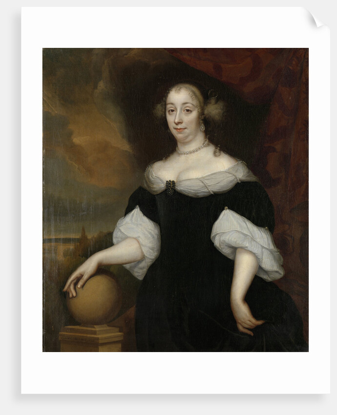 Portrait of Margaretha Munter, second Wife of Jacobus Trip by Lambertus Jansz. de Hue
