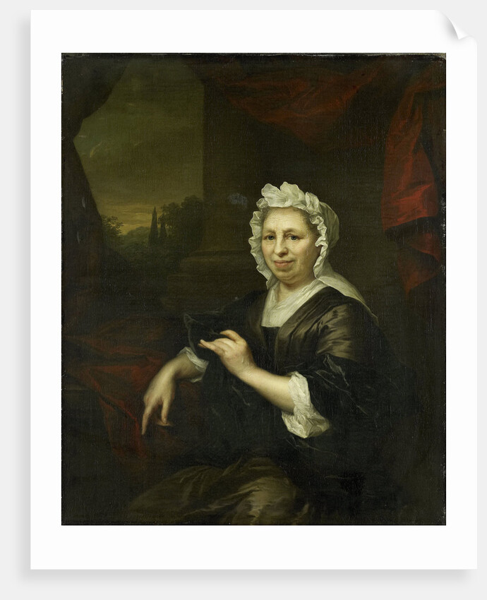 Portrait of Brechje Hooft, Widow of Harmen van de Poll by Arnold Boonen