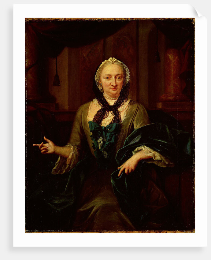 Portrait of Margaretha Trip, Wife of Hendrik van de Poll by Jan Maurits Quinkhard