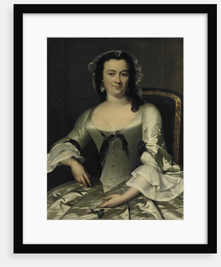 Portrait of Maria Henriëtte van de Pol, Wife of Willem Sautijn by Frans van der Mijn