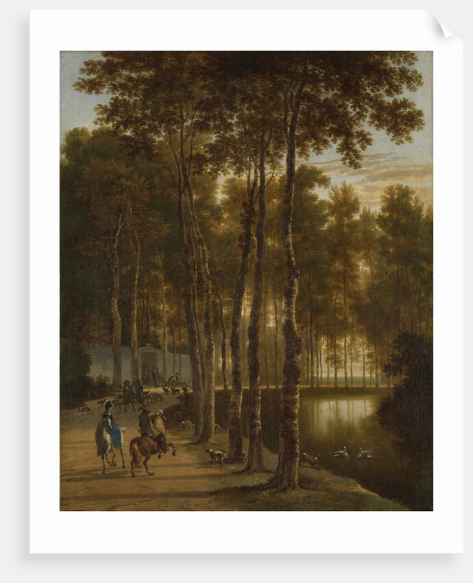 The Avenue of Birches by Jan Hackaert