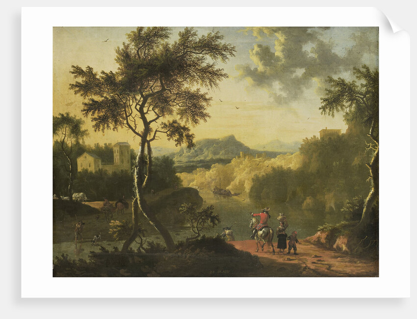 Italian Landscape by Timotheus de Graef