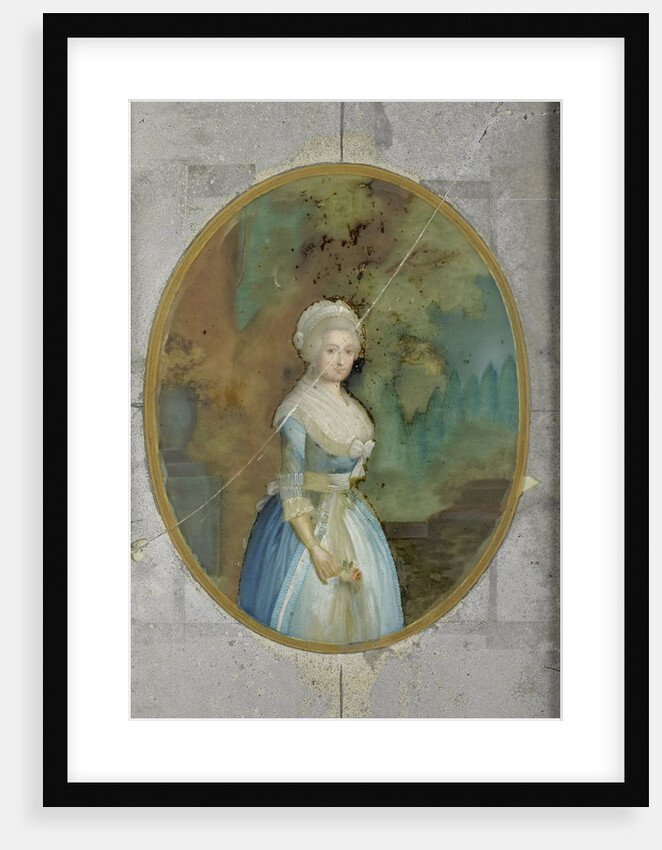 Portrait of a Woman in 18th-century Clothing by Anonymous
