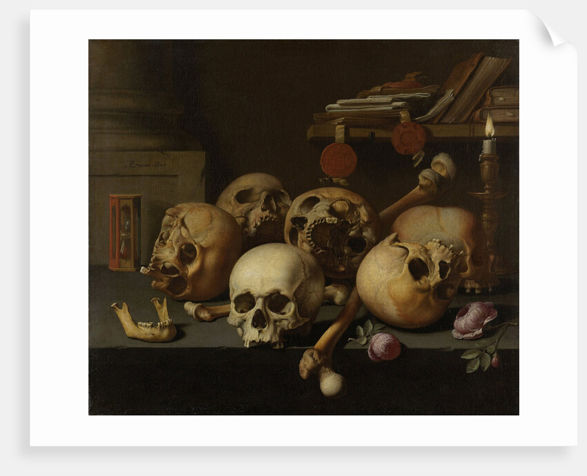 Vanits still life by Aelbert Jansz. van der Schoor