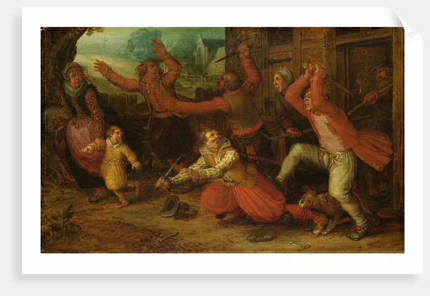 Peasant's Joy (The Expulsion) by Workshop of David Vinckboons