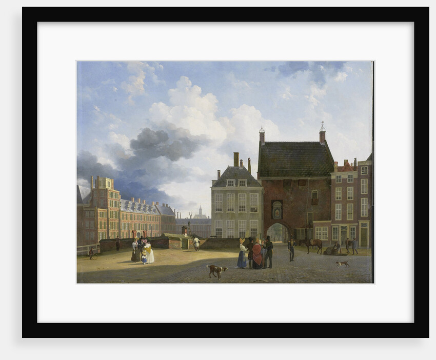 De Gevangenpoort and the Plaats of The Hague, The Netherlands by Pieter Daniel van der Burgh