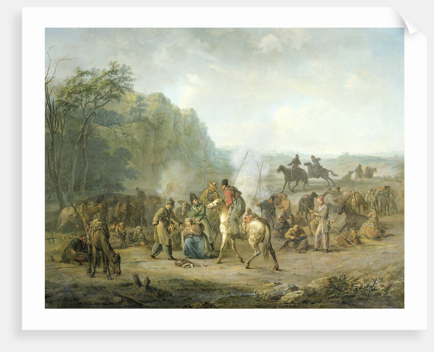 Cossack Camp, 1813 by Louis Moritz