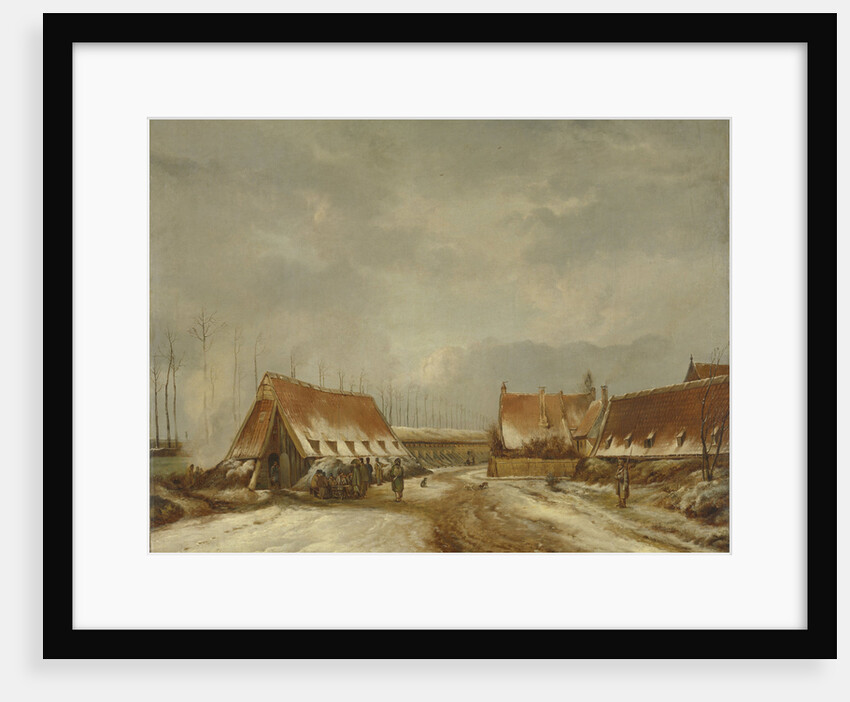 The Casemates of Naarden in 1814, The Netherlands by Pieter Gerardus van Os