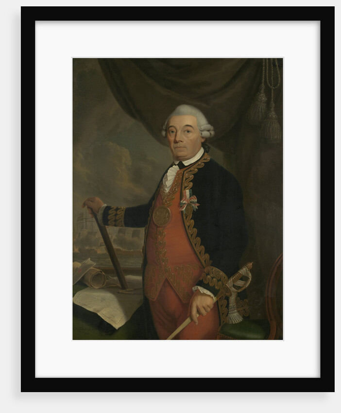 Portrait of Johan Arnold Zoutman by Cornelis van Cuylenburgh II