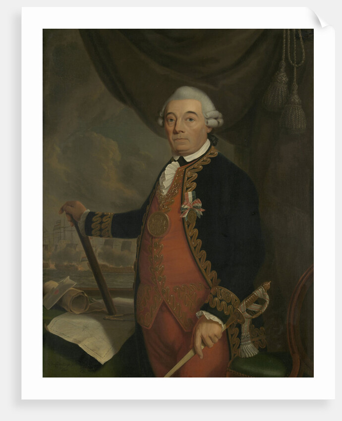 Portrait of Johan Arnold Zoutman by Cornelis van Cuylenburgh II