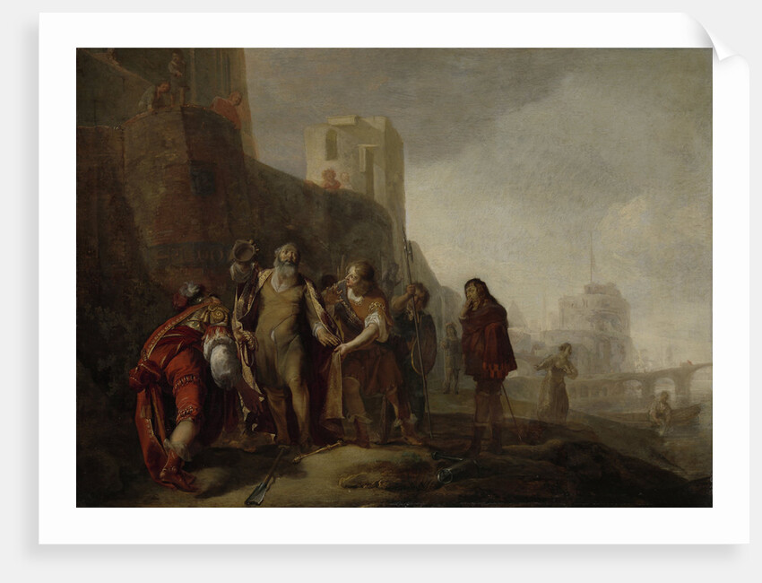 The Envoys of Alexander the Great Invested the Gardener Abdalonymus with the Insignias of the Royalty of Sidon by Nicolaes Knüpfer