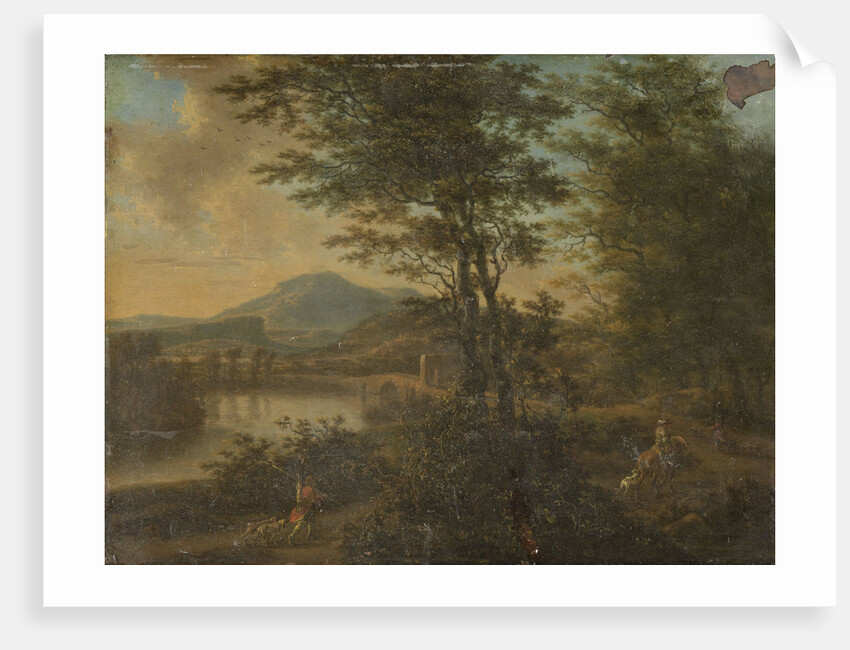Italian Landscape at Sunset by Willem de Heusch