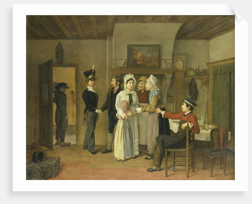 The Soldier's Farewell by Charles van Beveren