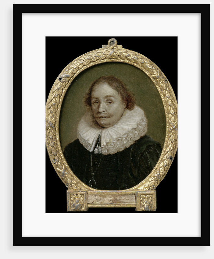 Portrait of Pierius Winsemius, Professor of Rhetoric and History in Franeker by Jan Maurits Quinkhard