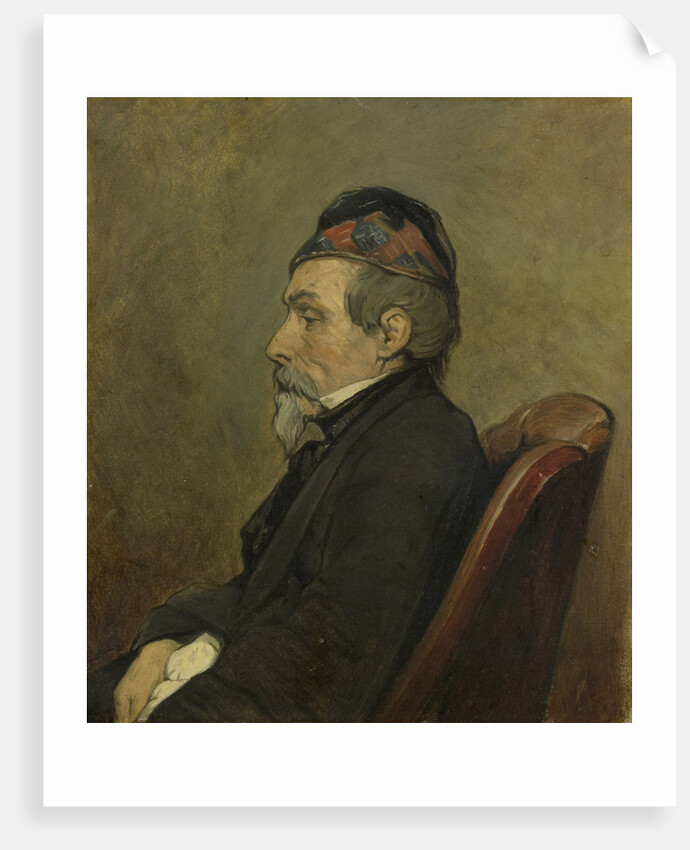 Portrait of Johan-Hendrick-Louis Meyer, Marine Painter by Jan Weissenbruch