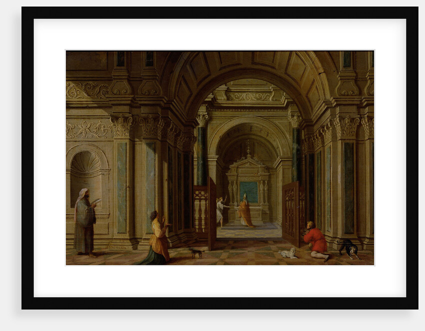 Archangel Gabriel Appears to Zachariah by Nicolaes de Giselaer