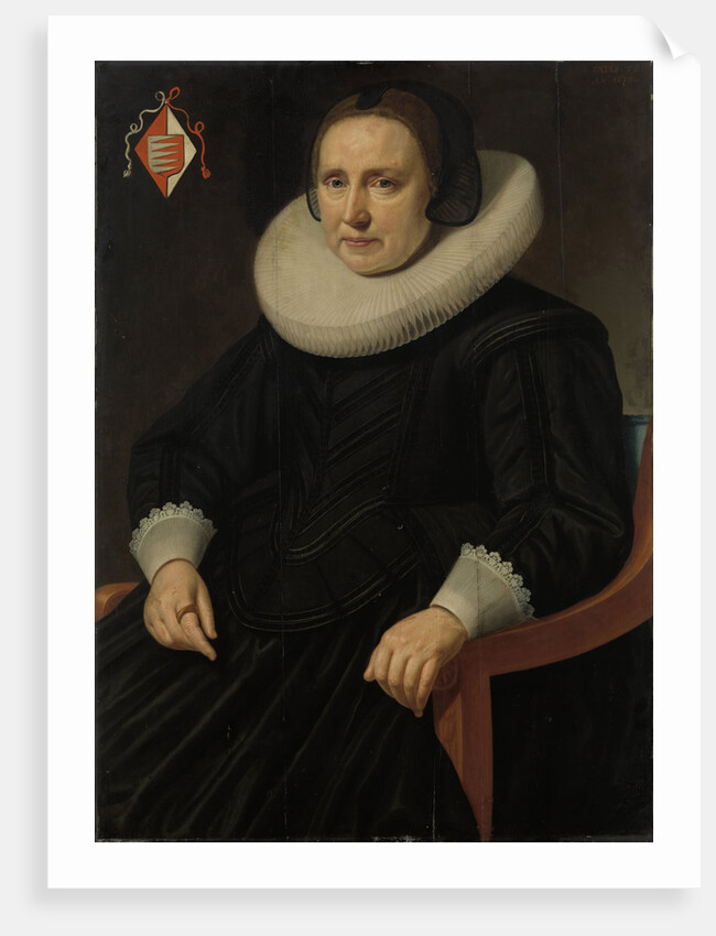 Portrait of Sara Sweerts de Weert, second Wife of Antonius Antonides van der Linden by Hendrik Meerman