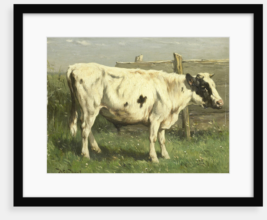 Young bull by Johannes Hubertus Leonardus de Haas