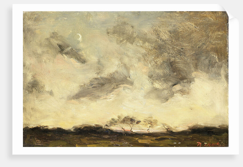 Evening sun by Rudolf Jurriaan Stephanus Haak