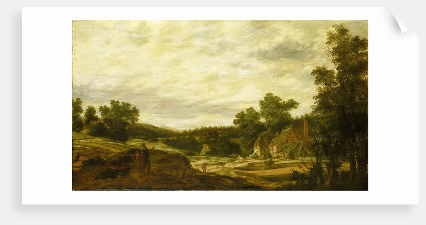 Hilly landscape by Pieter Stalpaert
