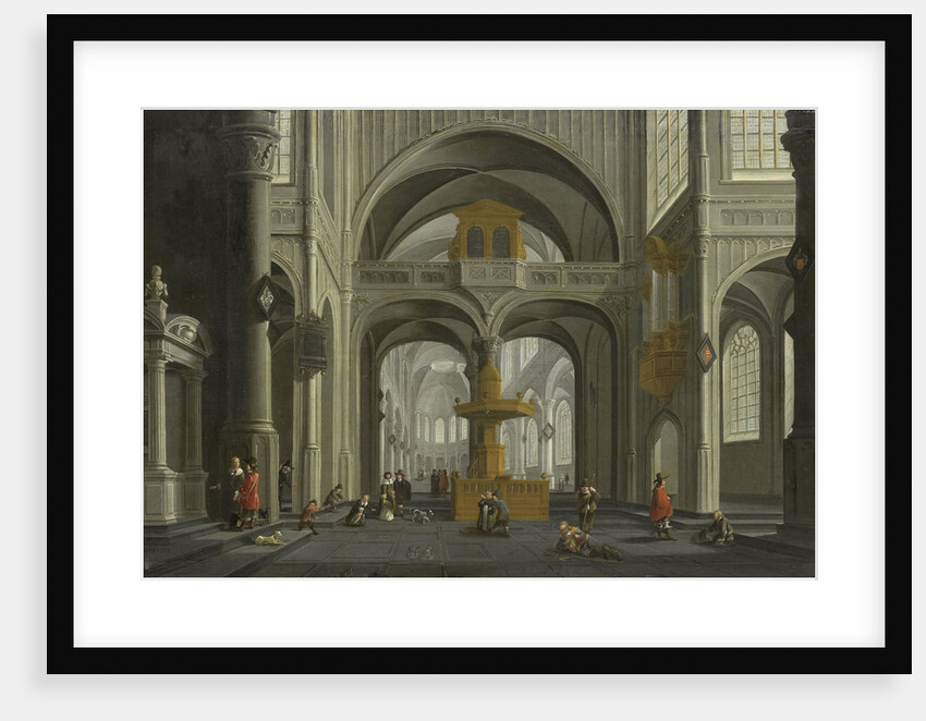 Church Interior by Daniël de Blieck