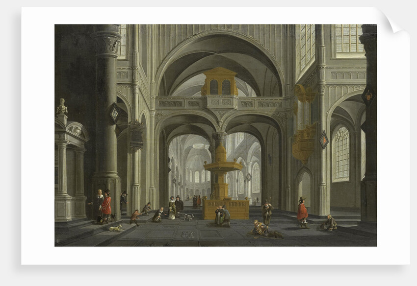 Church Interior by Daniël de Blieck