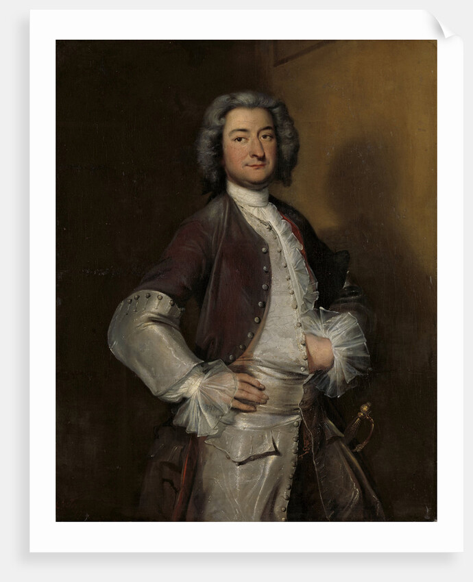 Portrait of Isaac Sweers, Chief Officer of Amsterdam and Governor of the Dutch East India Company by Cornelis Troost