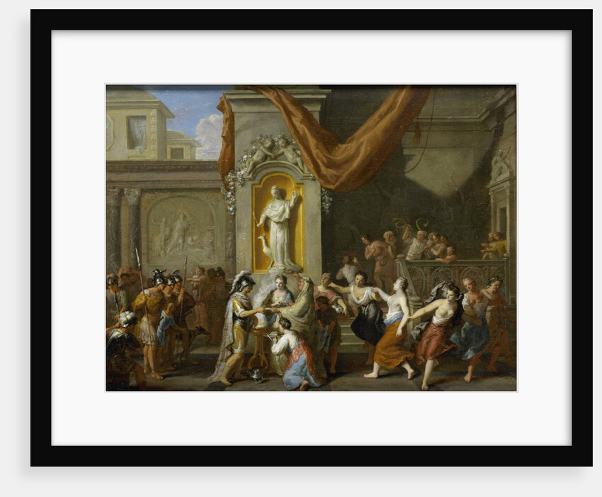 Marriage of Alexander the Great, King of Macedonia, with Roxana of Bacteriane by Gerard Hoet I