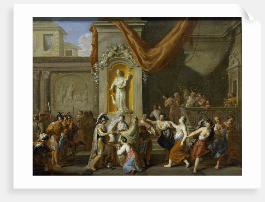 Marriage of Alexander the Great, King of Macedonia, with Roxana of Bacteriane by Gerard Hoet I