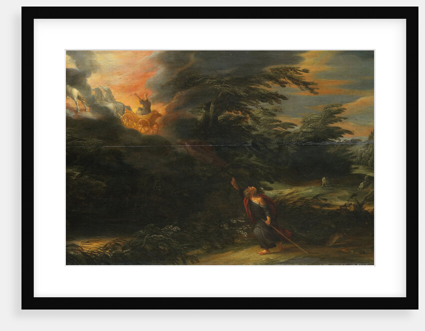 Eljah Carried up to Heaven in a Chariot of Fire by David Colijns