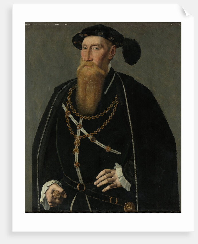 Portrait of Reinoud III of Brederode by Jan van Scorel