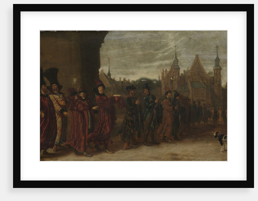 Envoys of the Czar of Muscovy Going to the Assembly of the States General, 4 November 1631 by Sybrand van Beest