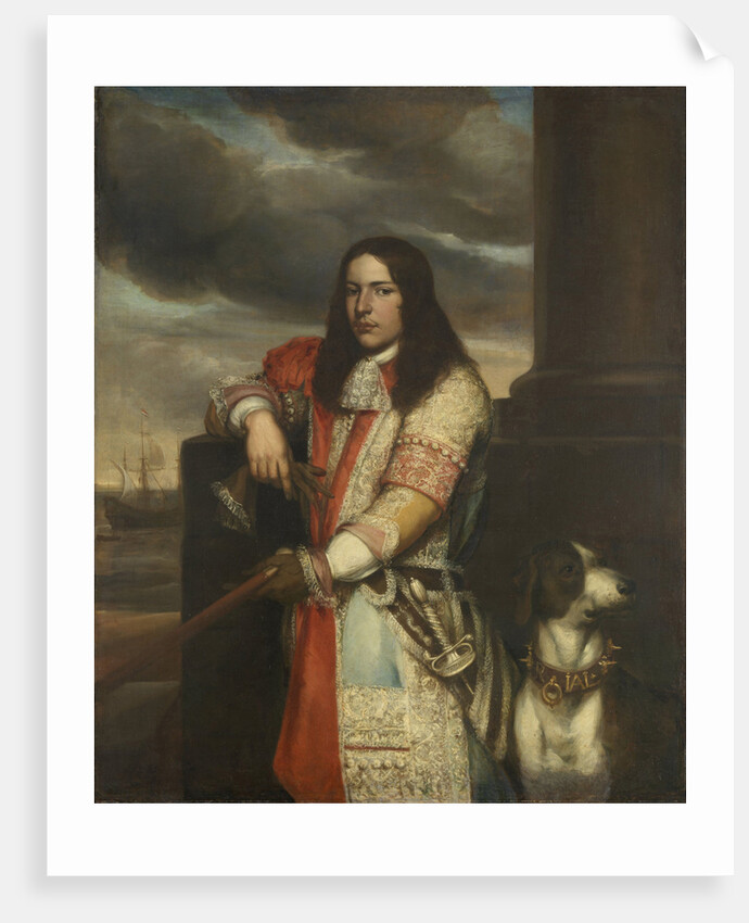 Portrait of Vice-Admiral Engel de Ruyter, Son of Michiel Adriaensz de Ruyter by Jan Andrea Lievens