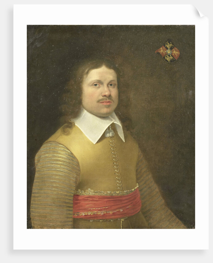 Portrait of Herman van der Hem van Nederstein (Herman Gysbert van der Hemm van Niederstein) (died 1671), Monogrammist IVA by Anonymous