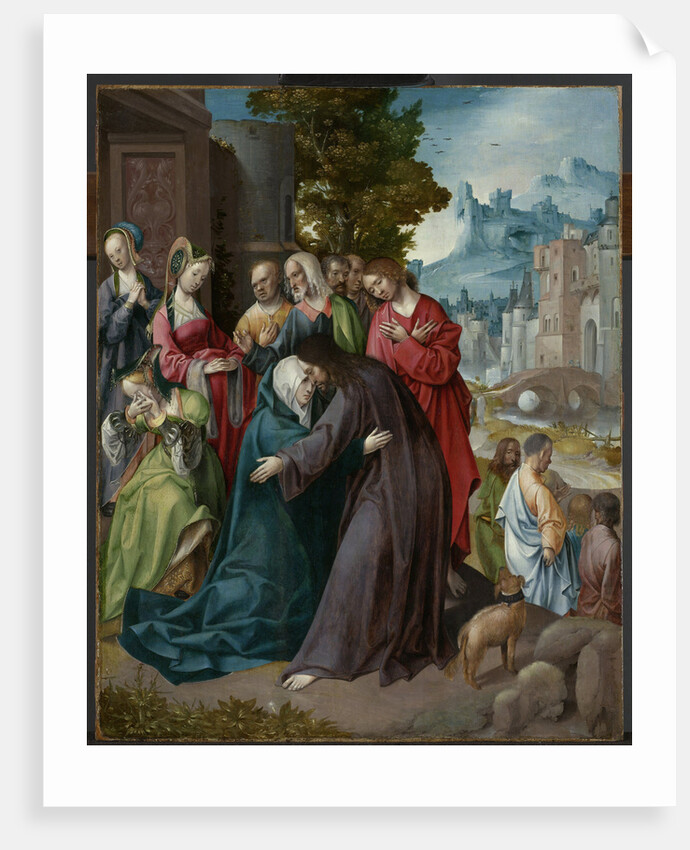 Christ Taking Leave of his Mother by Cornelis Engebrechtsz