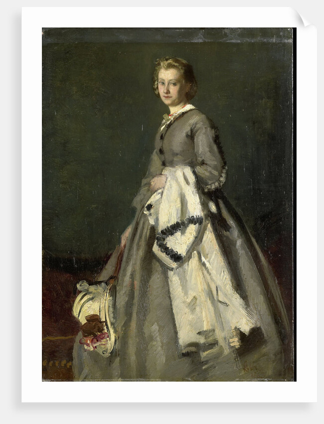 A young Woman by August Allebé