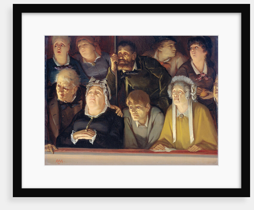 Theater Audience by Hippolyte Michaud