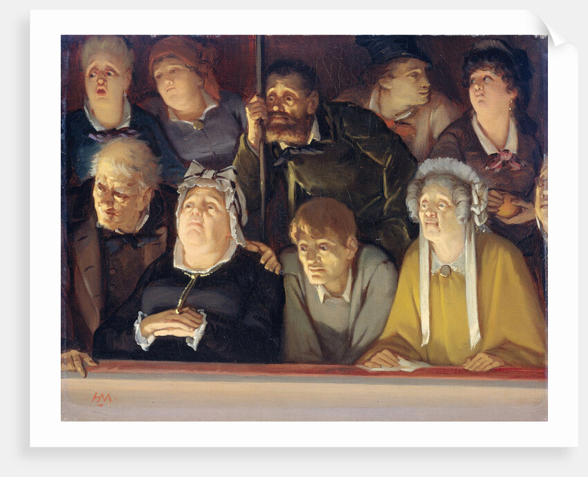 Theater Audience by Hippolyte Michaud