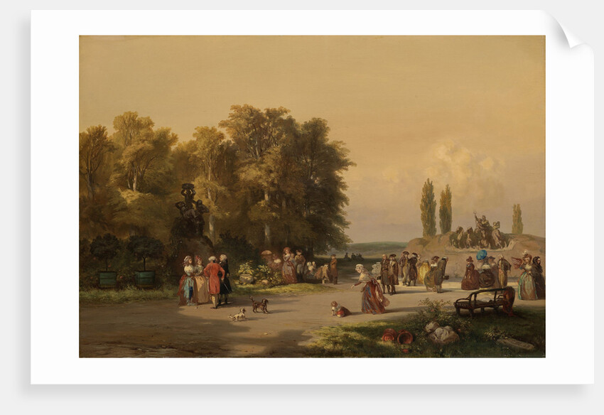 Park in the Vicinity of Paris by Charles Rochussen